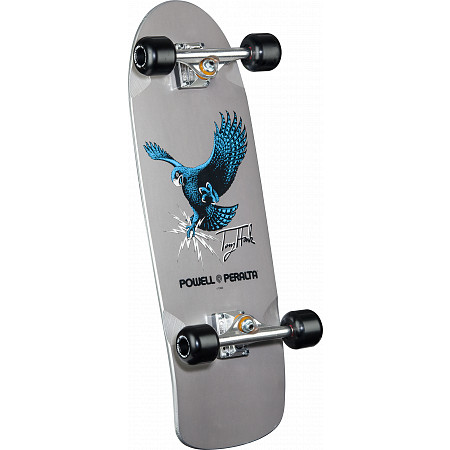 Bones Brigade Hawk Series 7 Skateboard Complete Silver- 9.56 x 29.63 ...