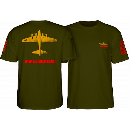 12aw WTAPS BONES BRIGADE tシャツ 4 XL Bones Brigade Bomber T-shirt Military Green - Bones Brigade: An