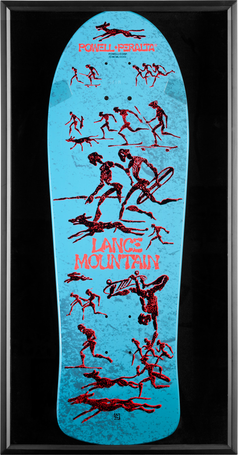 Bones Brigade® Shadowbox Mountain Blue Skateboard Deck Photo 1 Photo