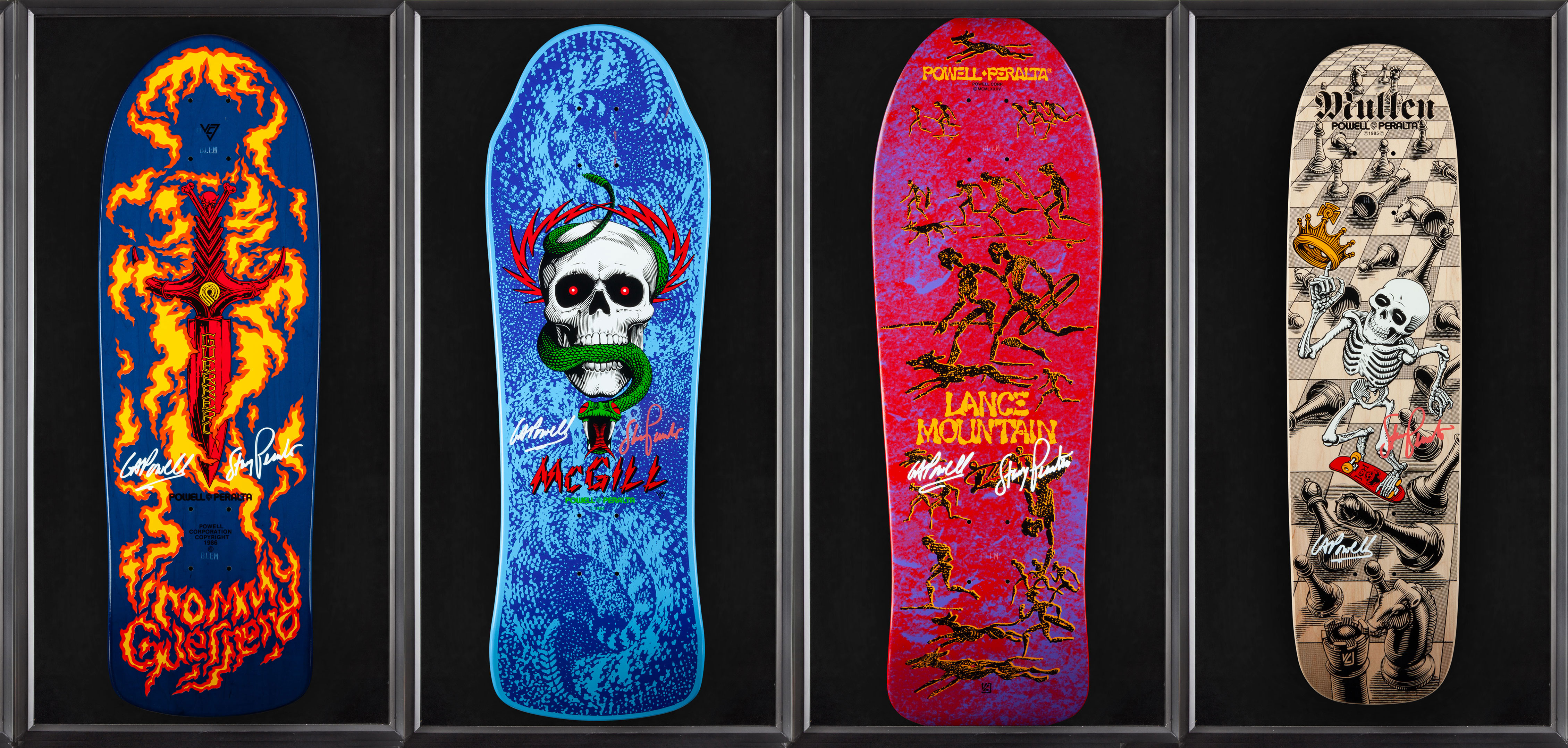 Signed and Framed Bones Brigade Decks - Blog - Bones Brigade: An